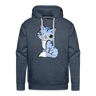 CAT Premium Hoodie - heather denim