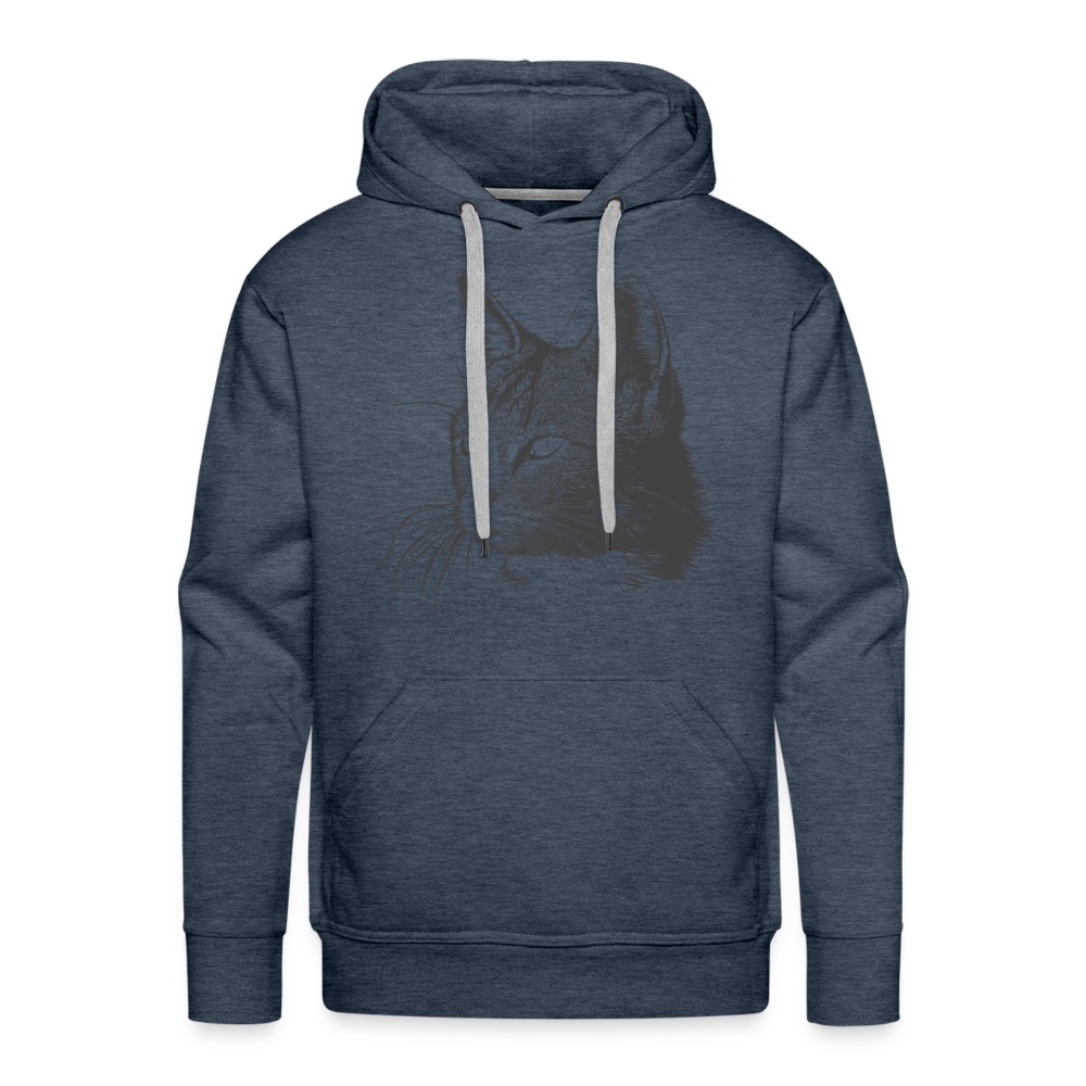 CAT Premium Hoodie - heather denim