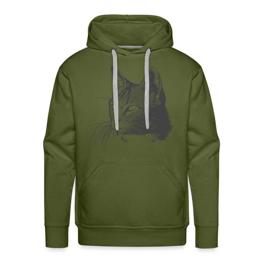 CAT Premium Hoodie - olive green