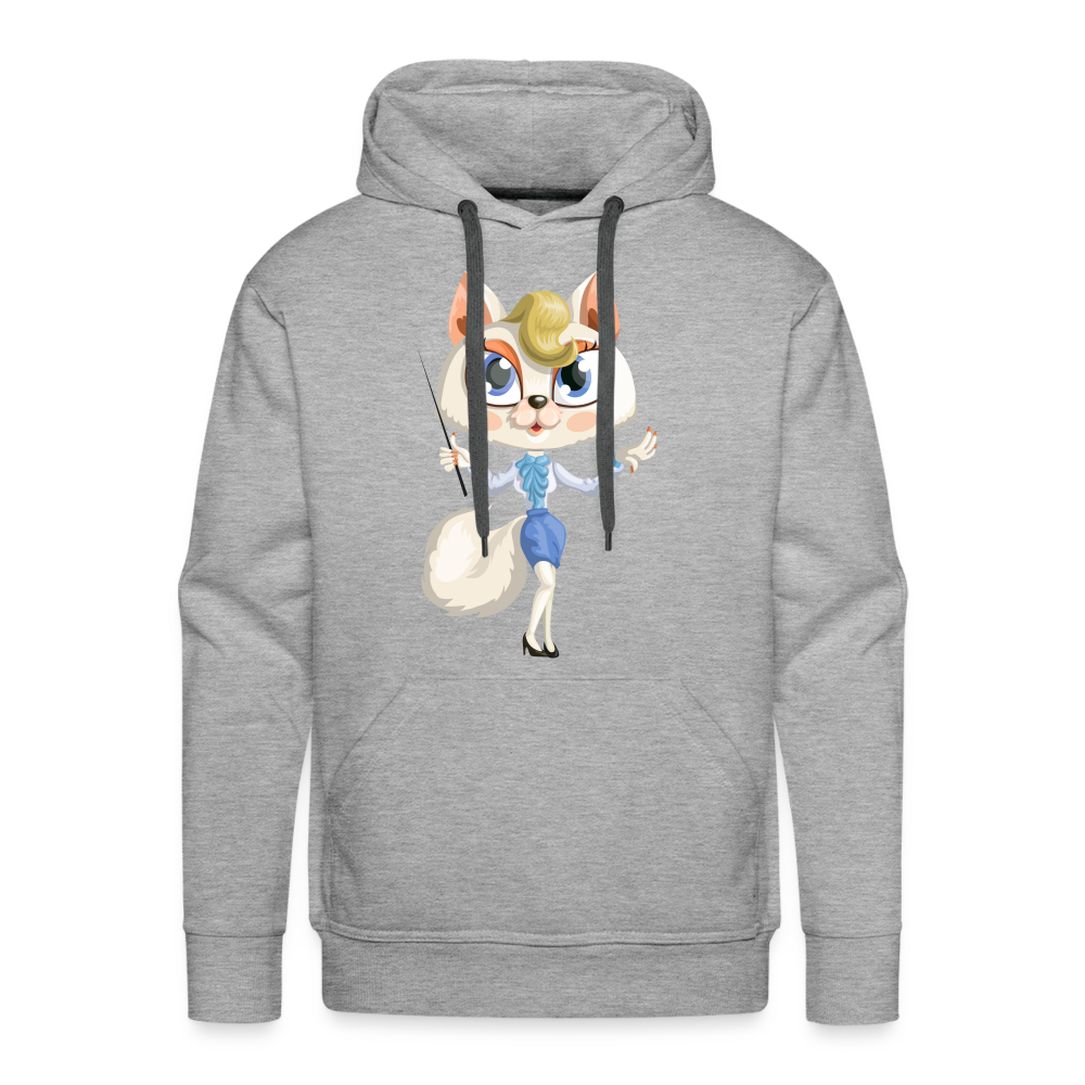 CAT Premium Hoodie - heather grey