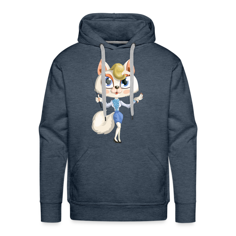 CAT Premium Hoodie - heather denim