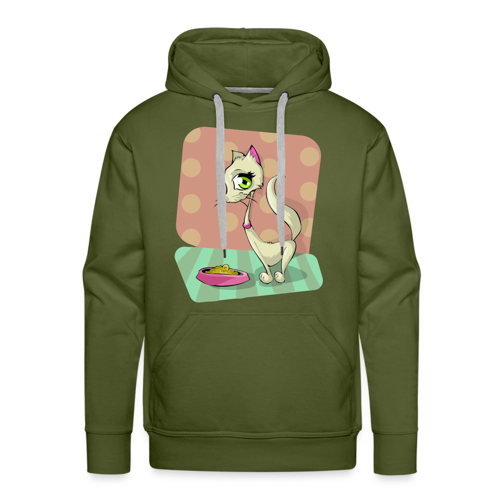 CAT Premium Hoodie - olive green