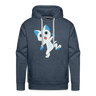 CAT Premium Hoodie - heather denim