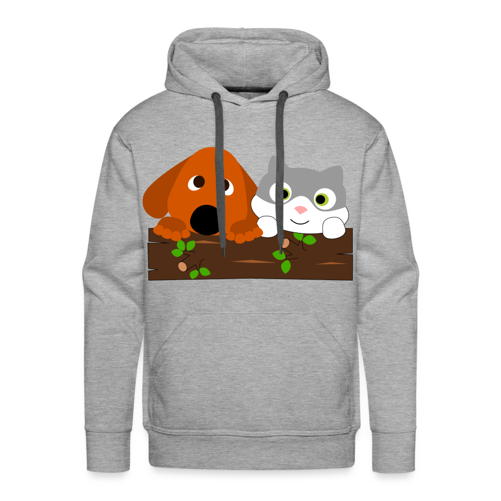 CAT Premium Hoodie - heather grey