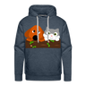 CAT Premium Hoodie - heather denim