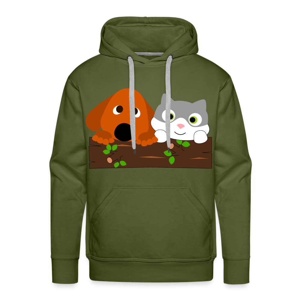 CAT Premium Hoodie - olive green