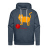 CAT Premium Hoodie - heather denim