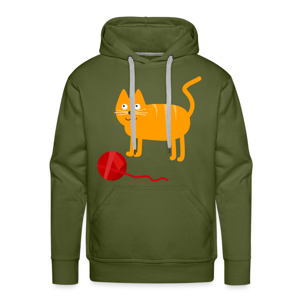 CAT Premium Hoodie - olive green