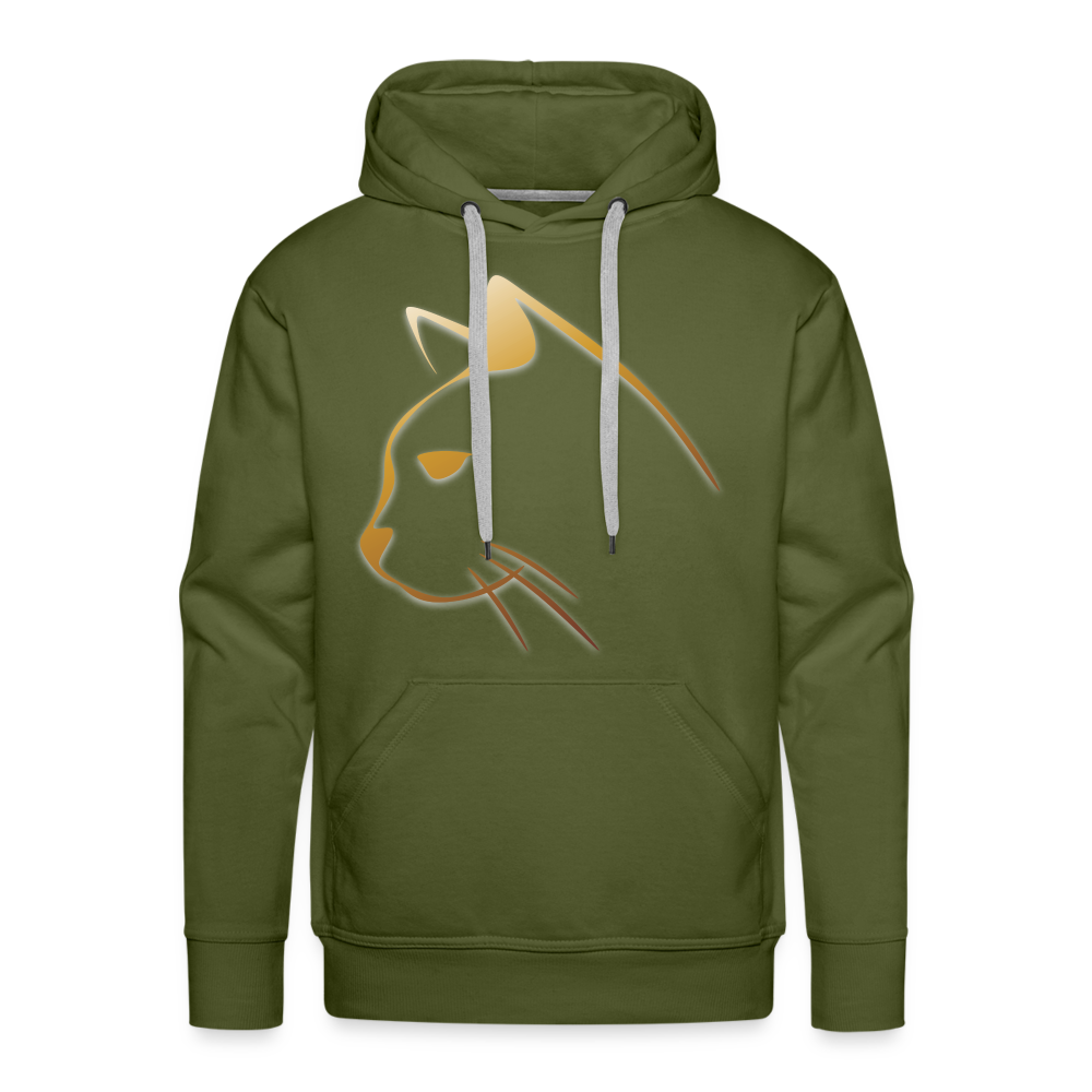 CAT Premium Hoodie - olive green