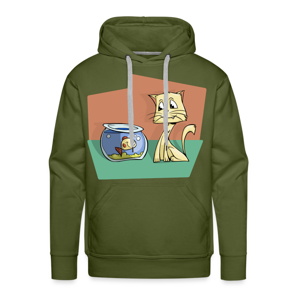 CAT Premium Hoodie - olive green