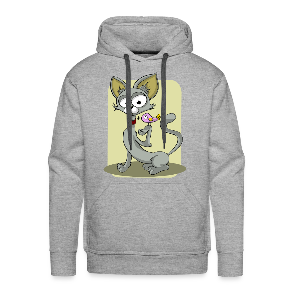 CAT Premium Hoodie - heather grey