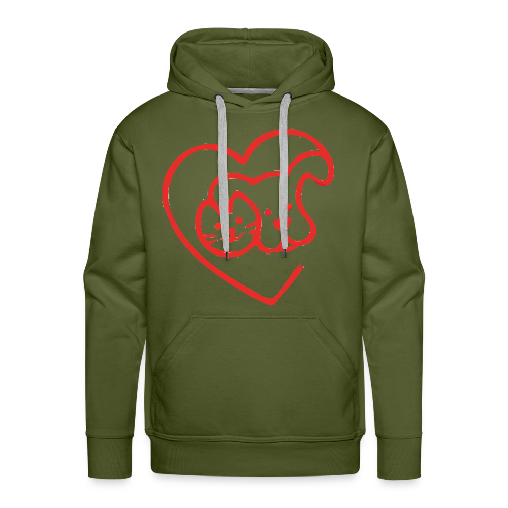 CAT Premium Hoodie - olive green