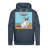 CAT Premium Hoodie - heather denim