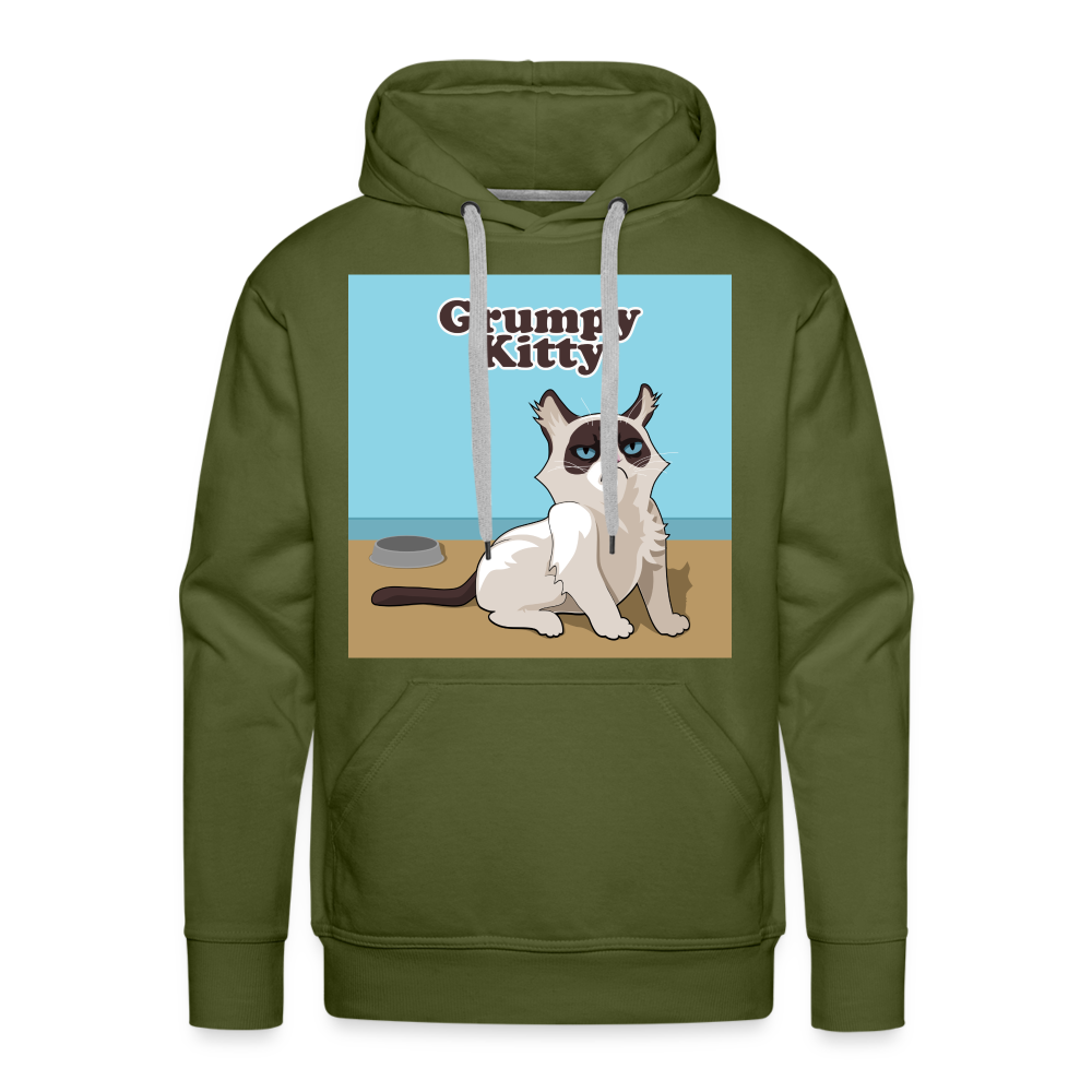 CAT Premium Hoodie - olive green