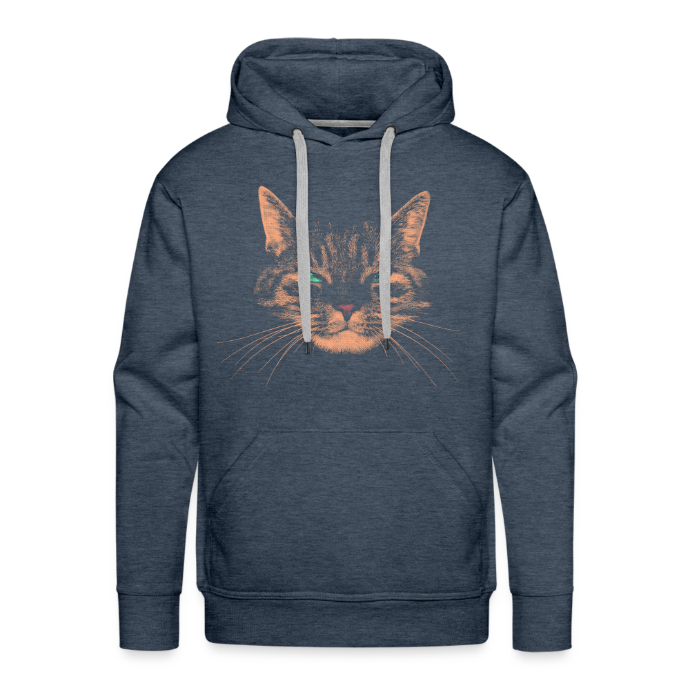 CAT Premium Hoodie - heather denim