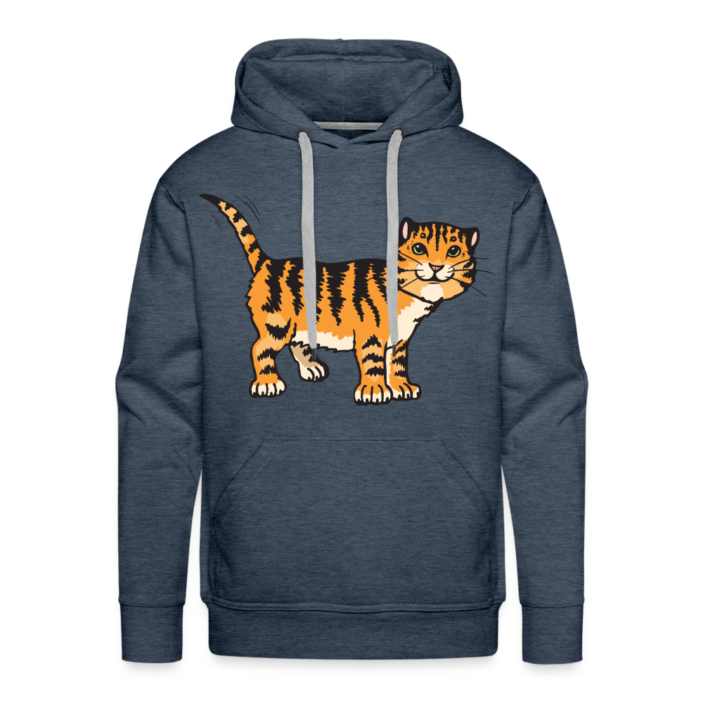 CAT Premium Hoodie - heather denim