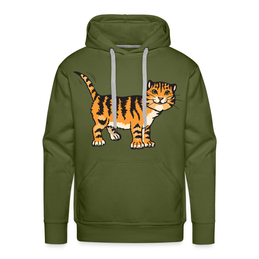 CAT Premium Hoodie - olive green