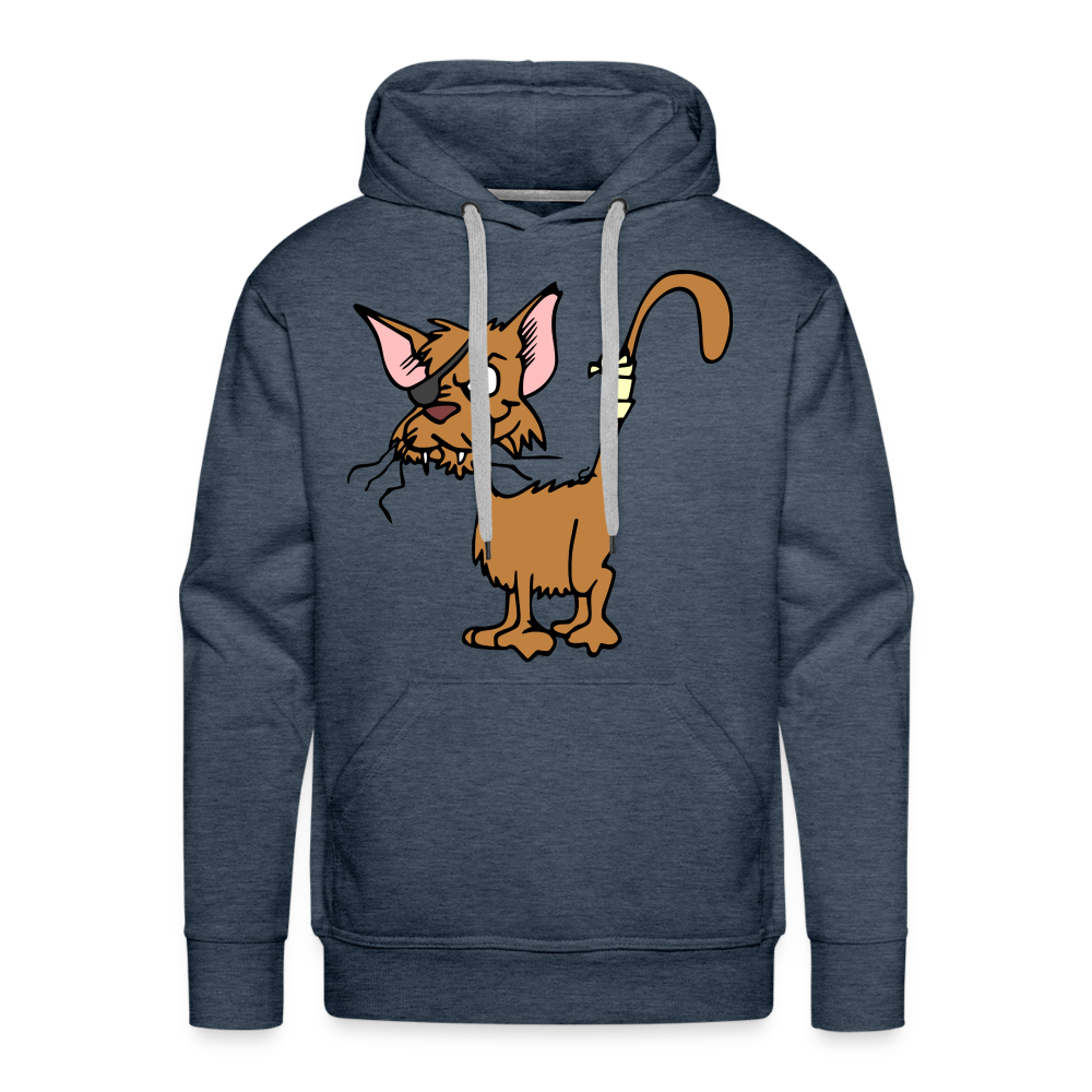 CAT Premium Hoodie - heather denim