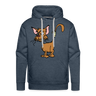 CAT Premium Hoodie - heather denim