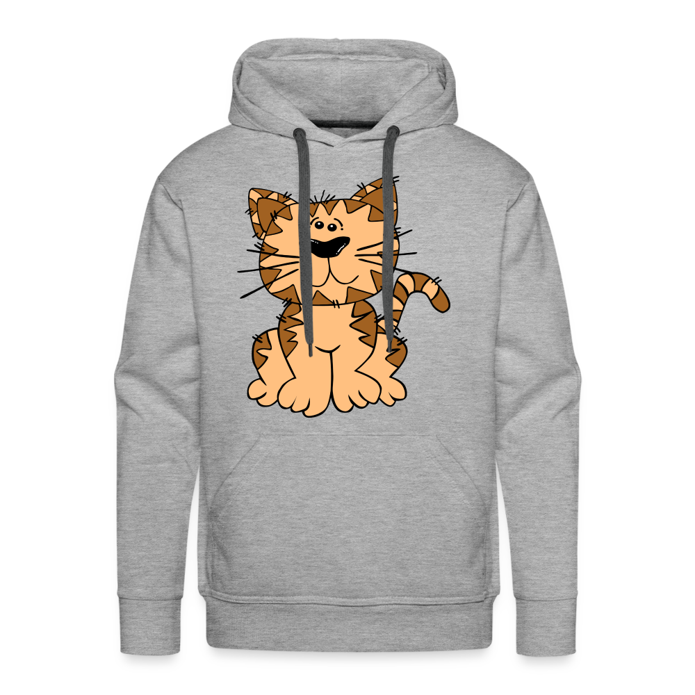 CAT Premium Hoodie - heather grey