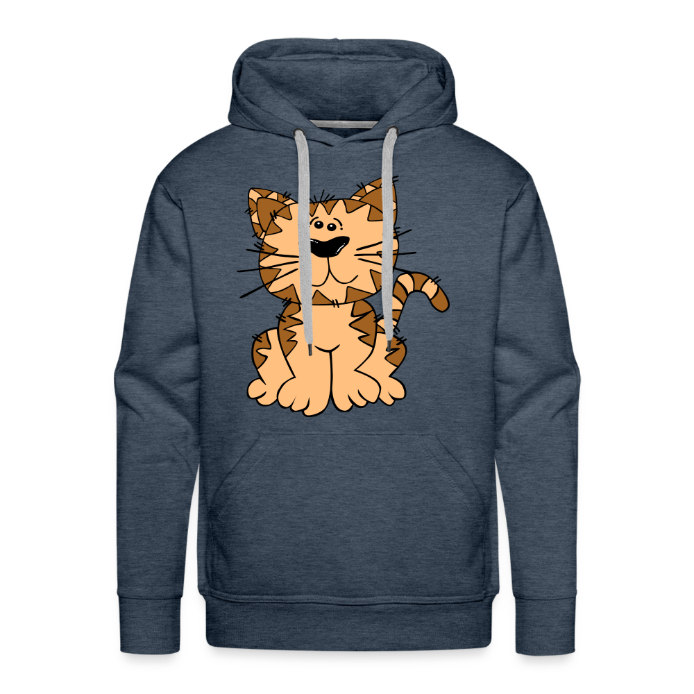 CAT Premium Hoodie - heather denim