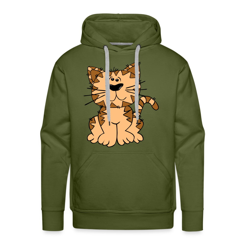 CAT Premium Hoodie - olive green