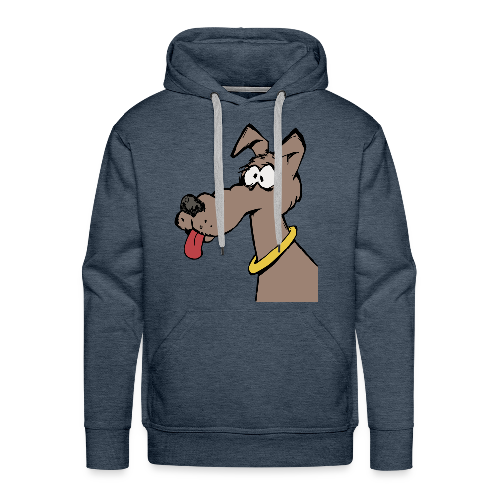 DOG Premium Hoodie - heather denim