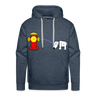 DOG Premium Hoodie - heather denim