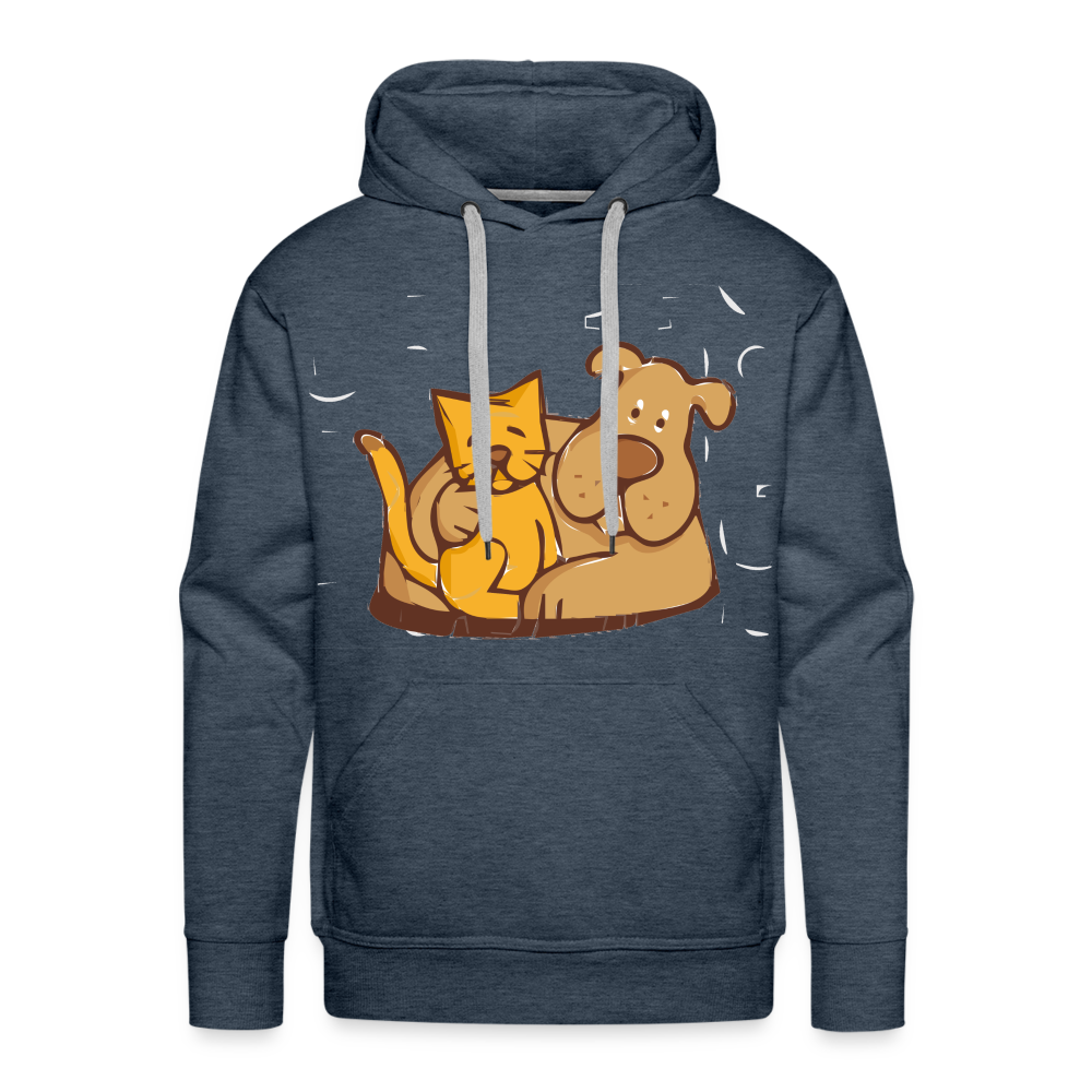 DOG Premium Hoodie - heather denim