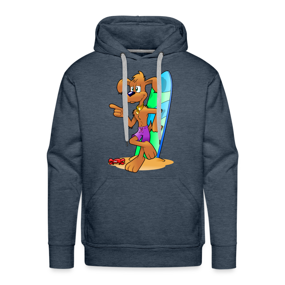 DOG Premium Hoodie - heather denim