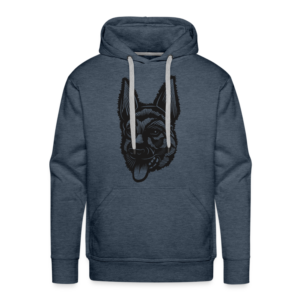 DOG Premium Hoodie - heather denim