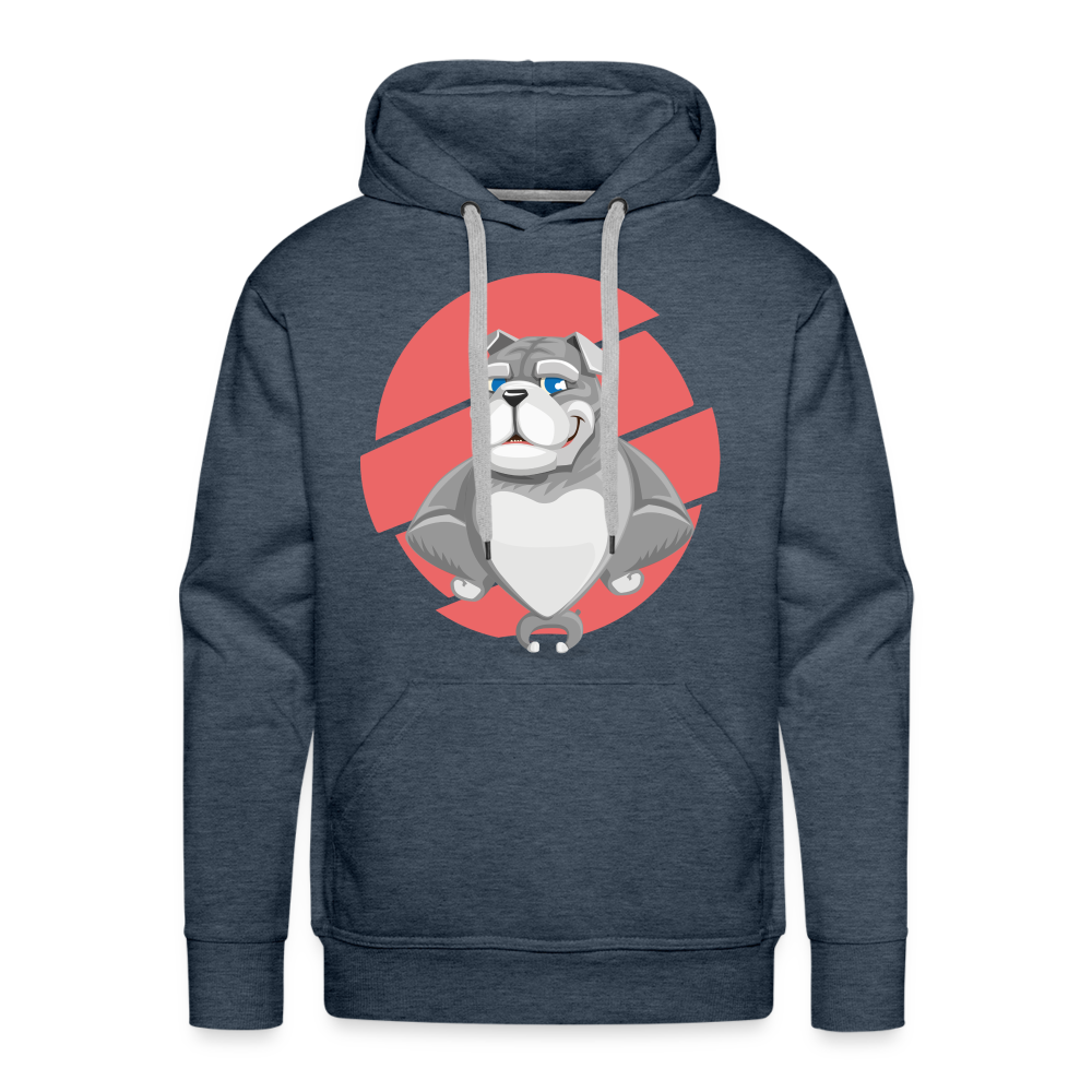 DOG Premium Hoodie - heather denim