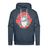 DOG Premium Hoodie - heather denim