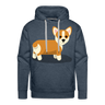 DOG Premium Hoodie - heather denim