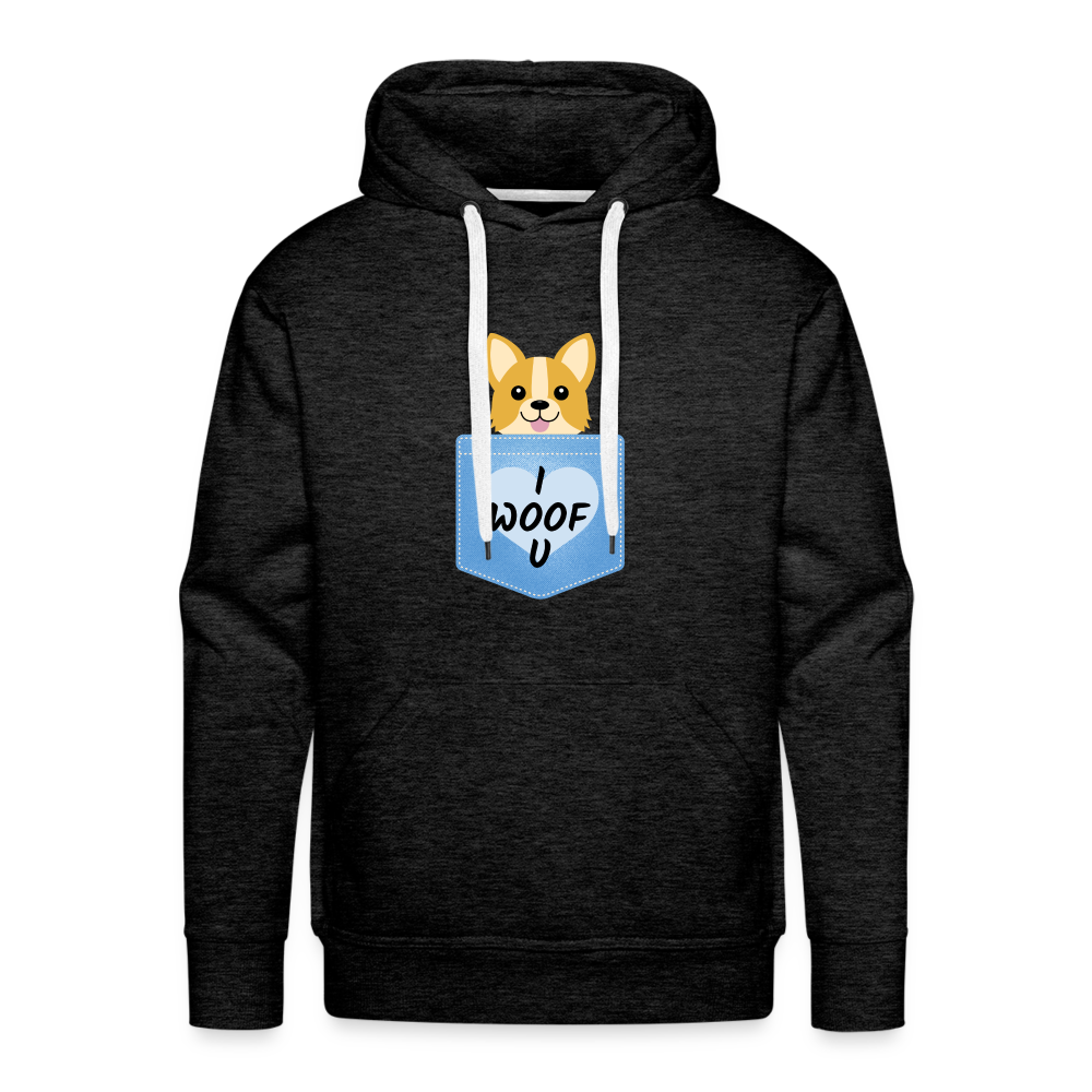 DOG Premium Hoodie - charcoal grey