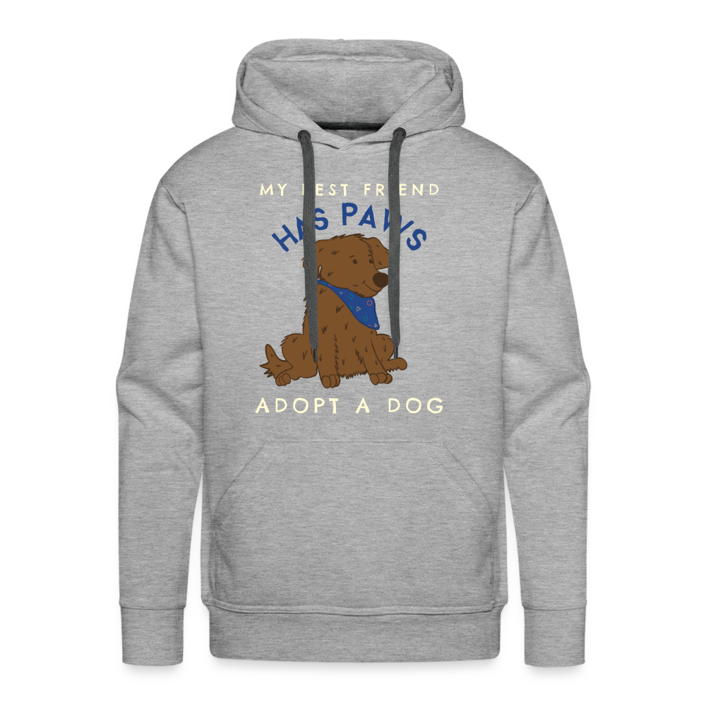 DOG Premium Hoodie - heather grey