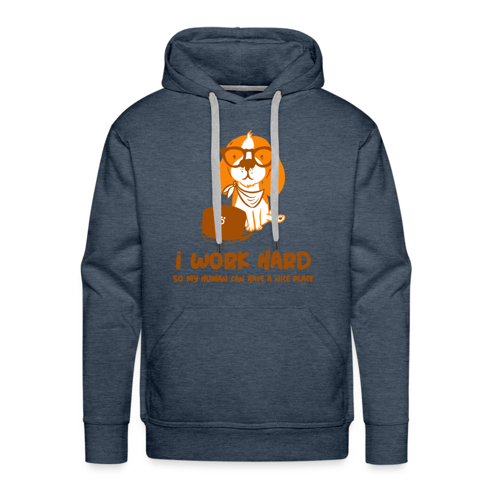 DOG Premium Hoodie - heather denim