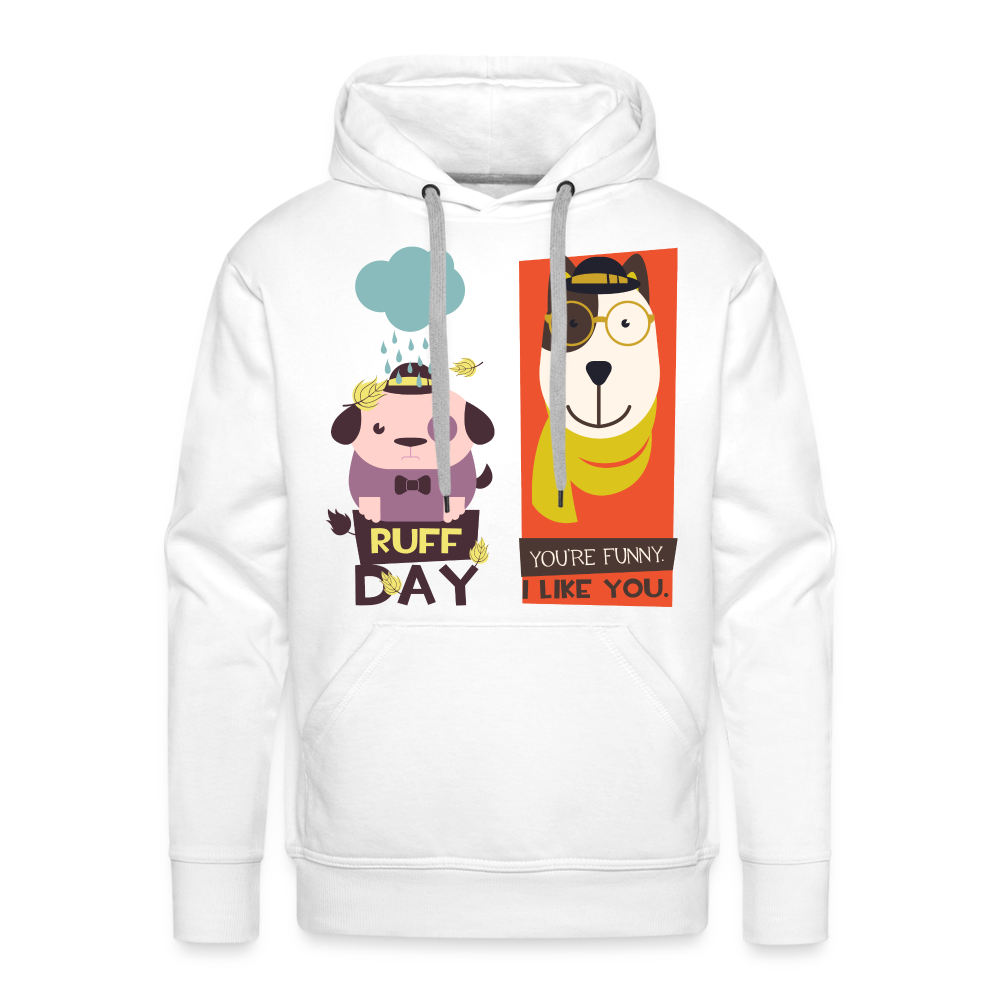 DOG Premium Hoodie - white