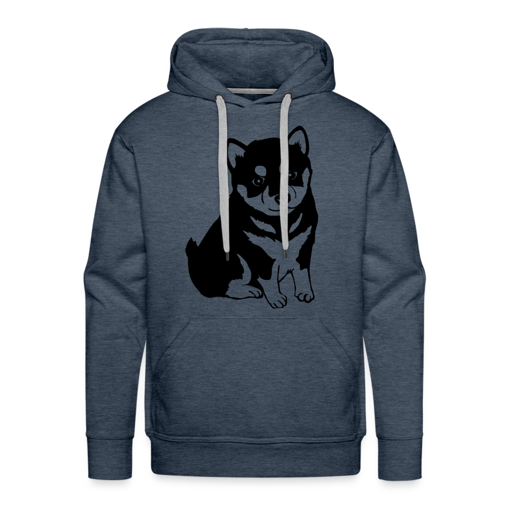 DOG Premium Hoodie - heather denim