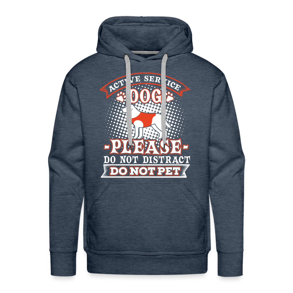 DOG Premium Hoodie - heather denim