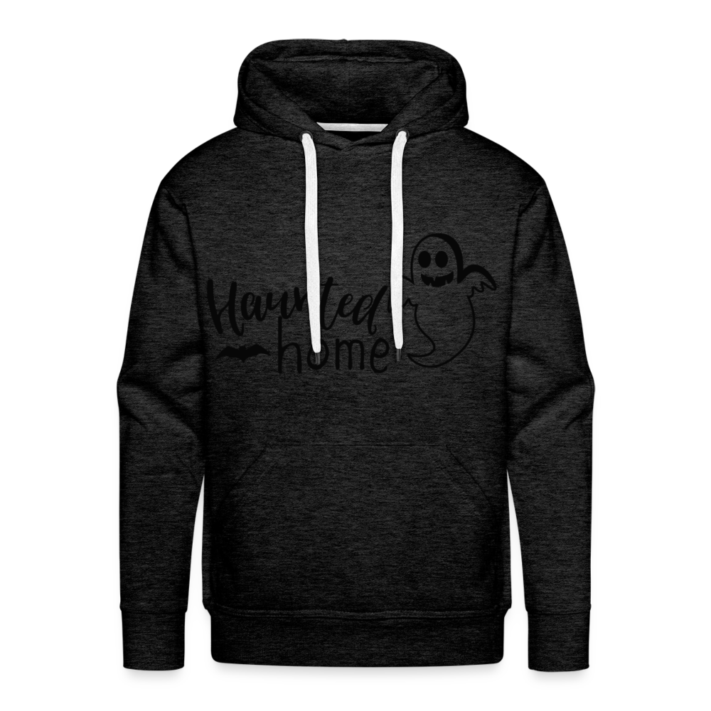 HAUNTED HOME Premium Hoodie - charcoal grey