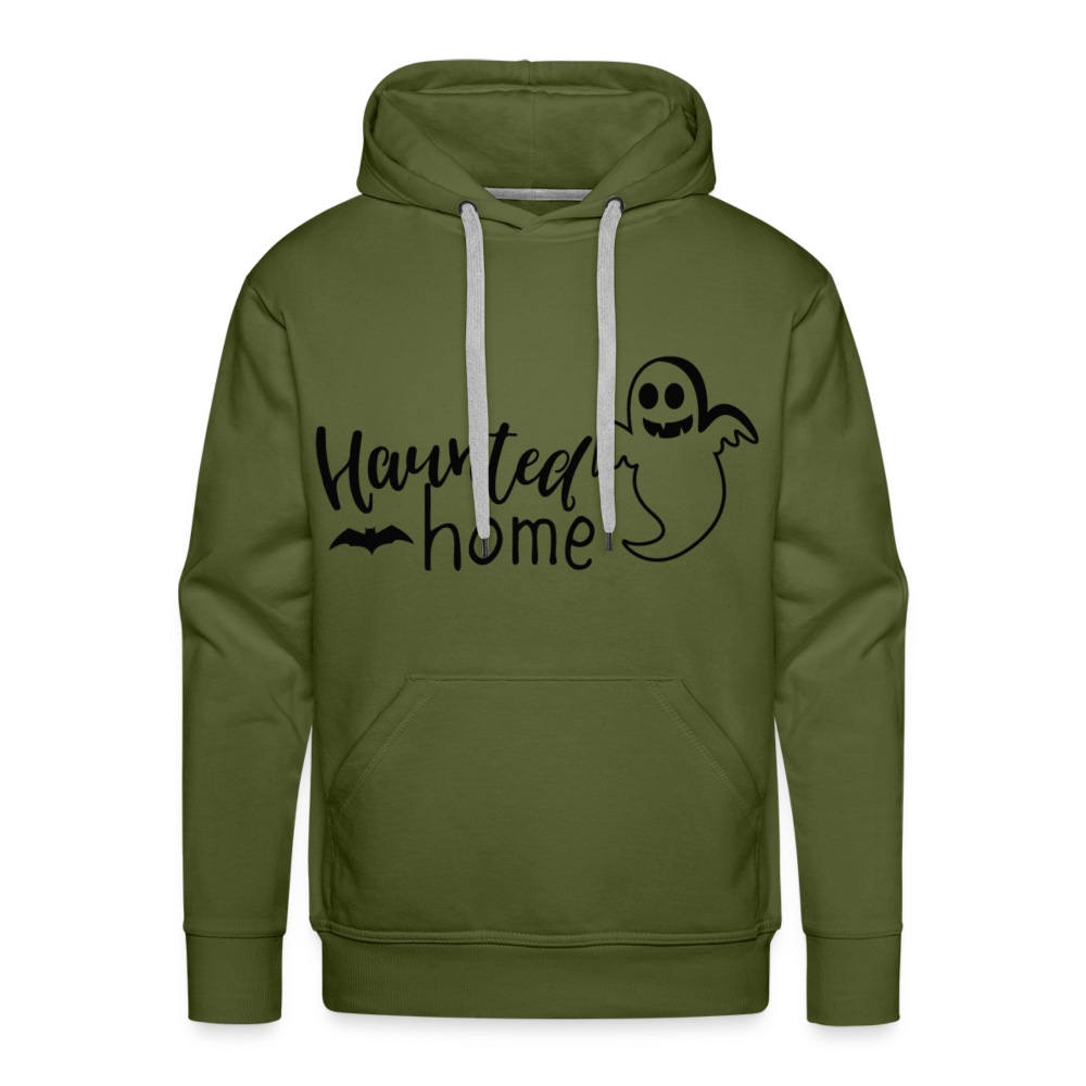 HAUNTED HOME Premium Hoodie - olive green