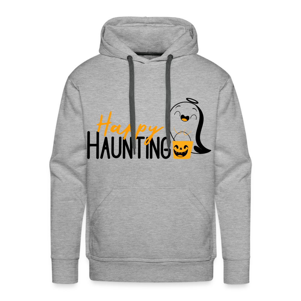 HAPPY HAUNTING Premium Hoodie - heather grey