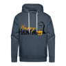 HAPPY HAUNTING Premium Hoodie - heather denim