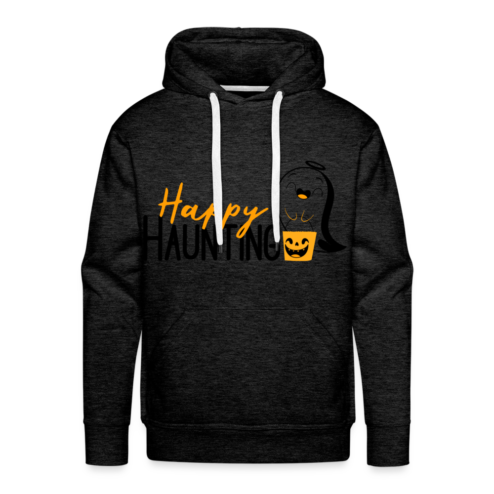 HAPPY HAUNTING Premium Hoodie - charcoal grey