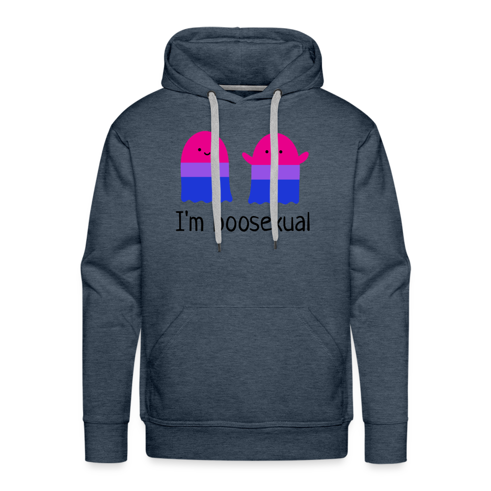 BOOSEXUAL Premium Hoodie - heather denim