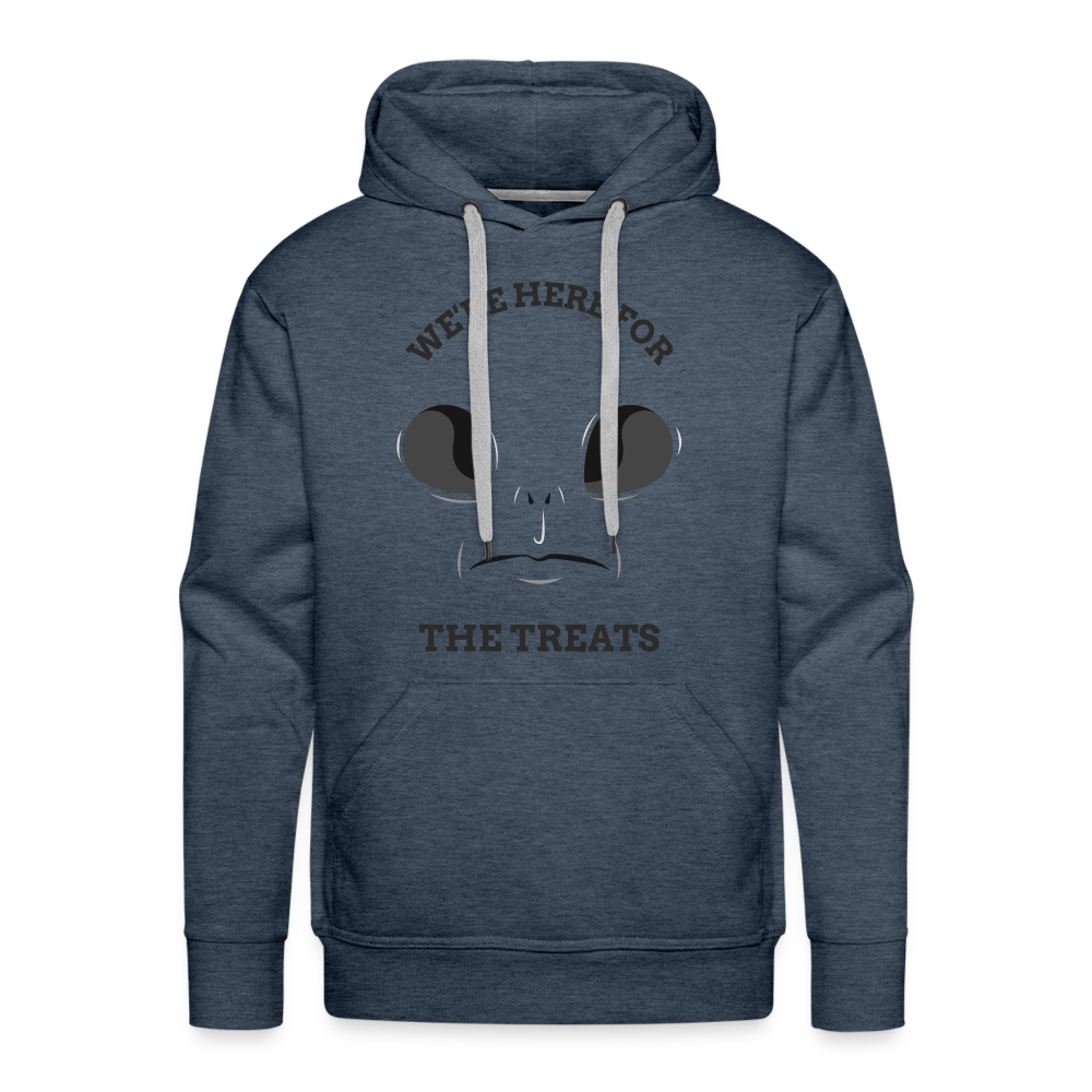 THE TREATS Premium Hoodie - heather denim