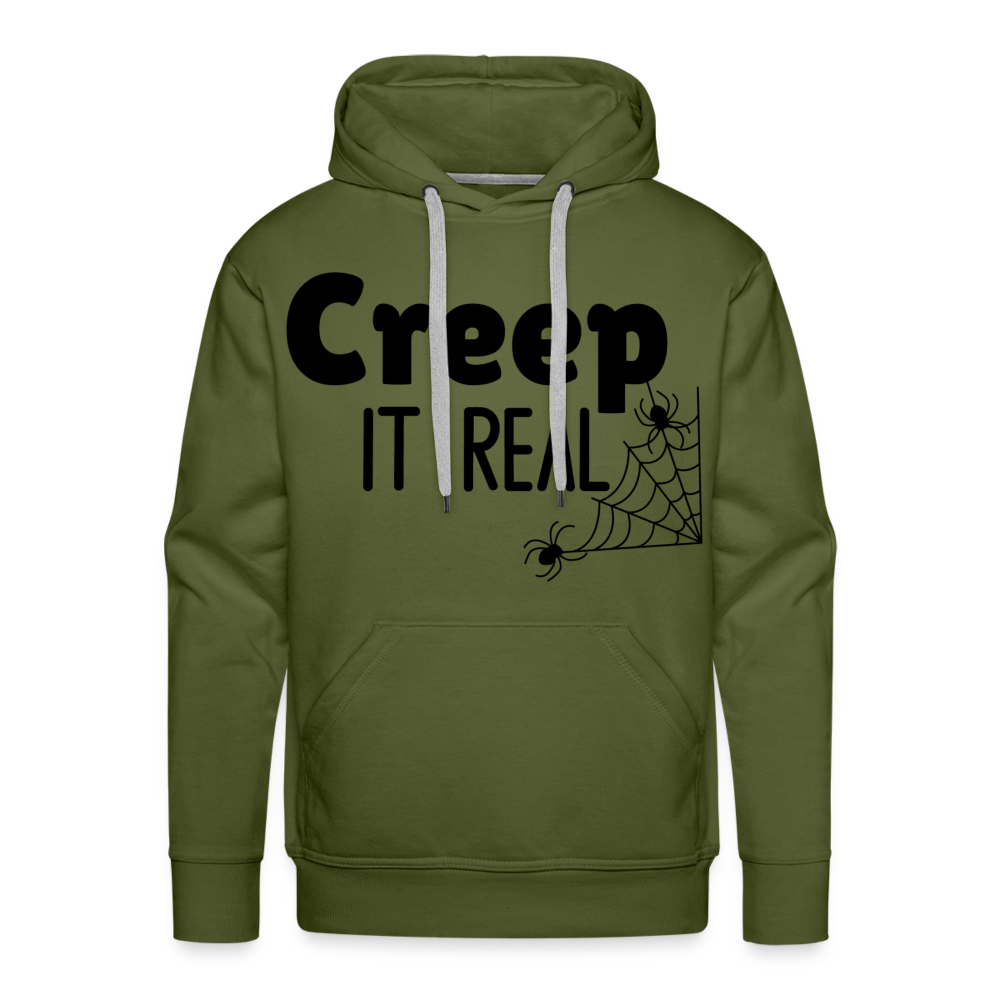 CREEP IT REAL Premium Hoodie - olive green