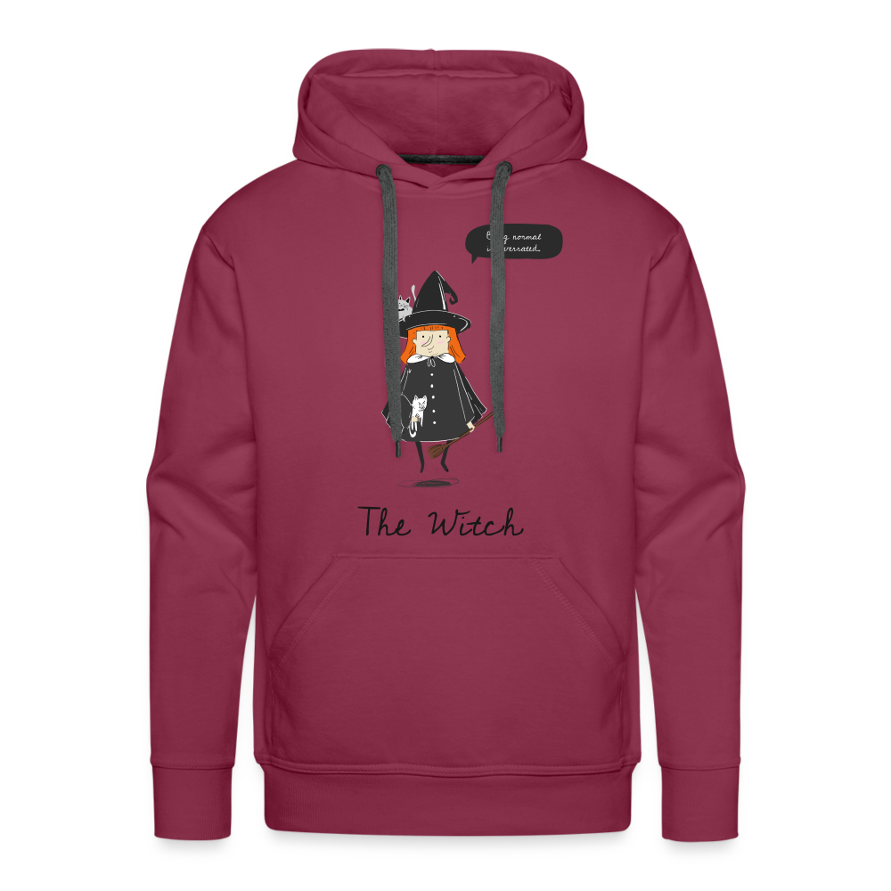 THE WITCH Premium Hoodie - burgundy