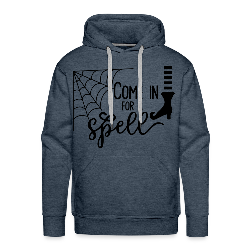 COME IN FOR A SPELL Premium Hoodie - heather denim